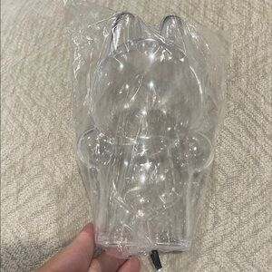 Clear Labubu Plastic Container